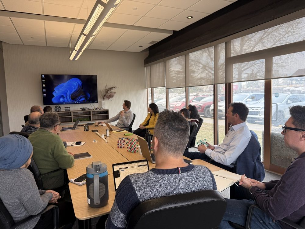 Full NanosTech team in a planning session
